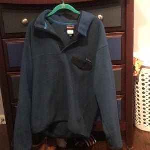 Blue Patagonia Synchilla Pullover